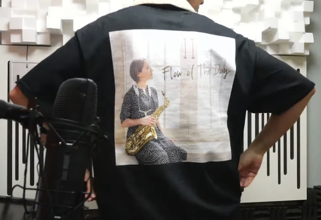 「12/4 Flow Of The Day」ジャケット写真Tシャツ