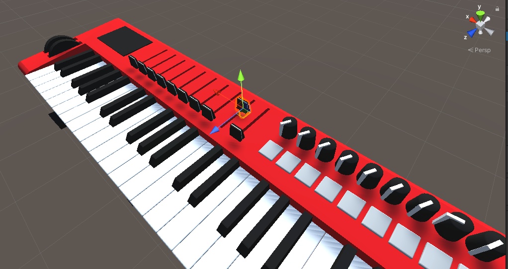 3Dモデル【キーボードとスタンド】無料サンプルあり