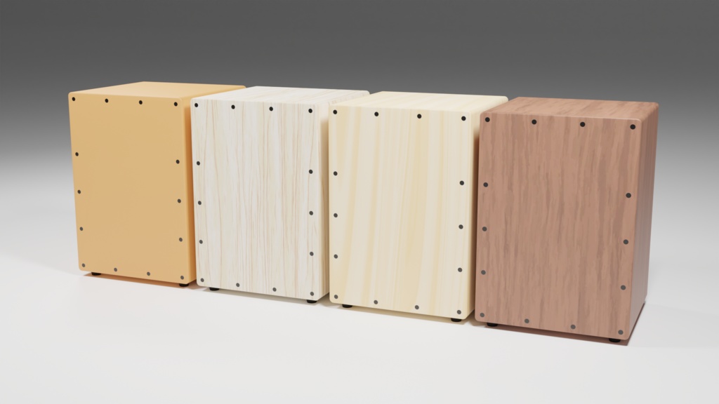 3Dモデル【カホン】