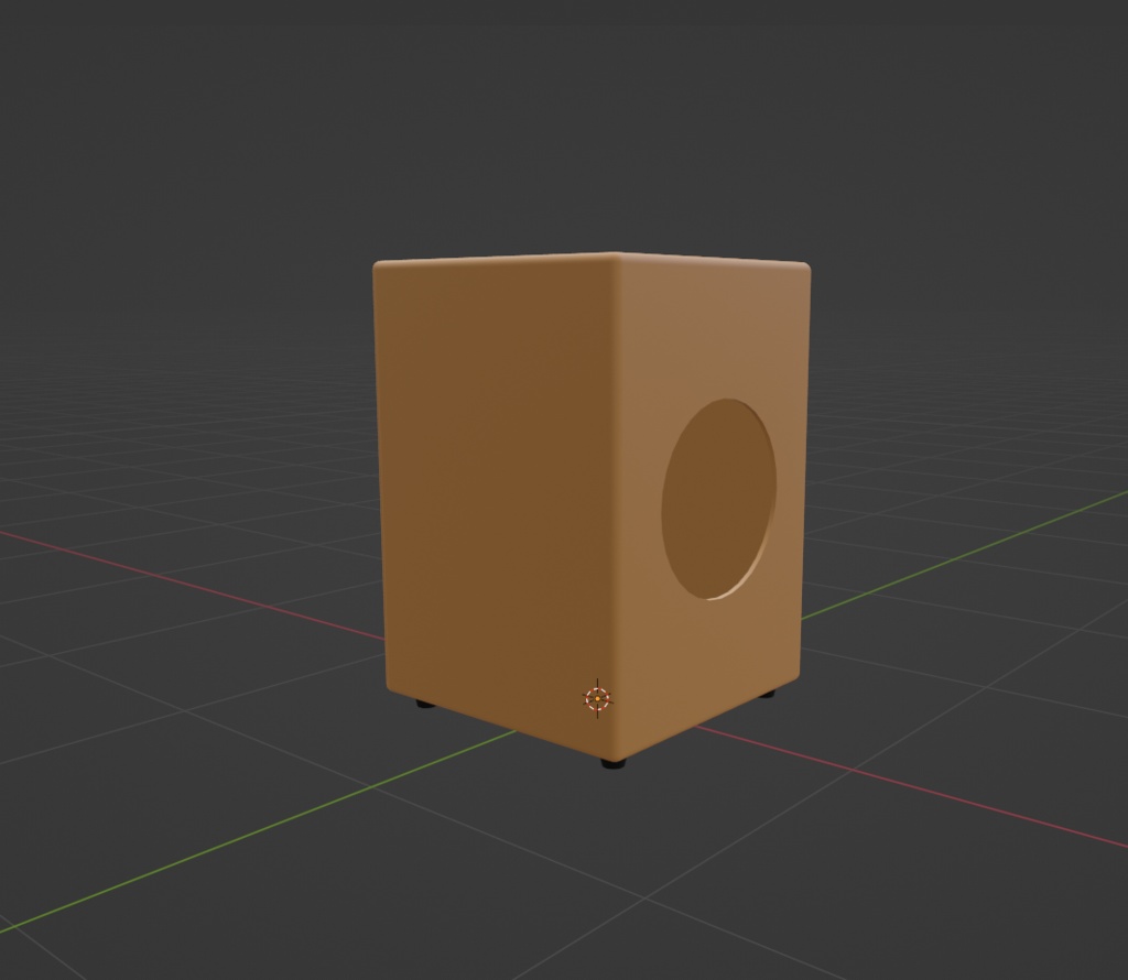 3Dモデル【カホン】