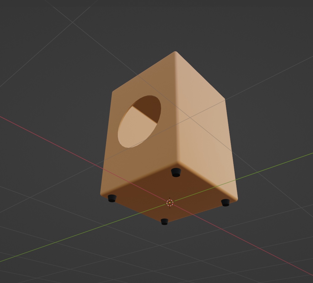 3Dモデル【カホン】