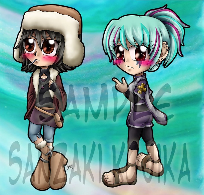 星で書いたのちびたちアクリルキーホルダー