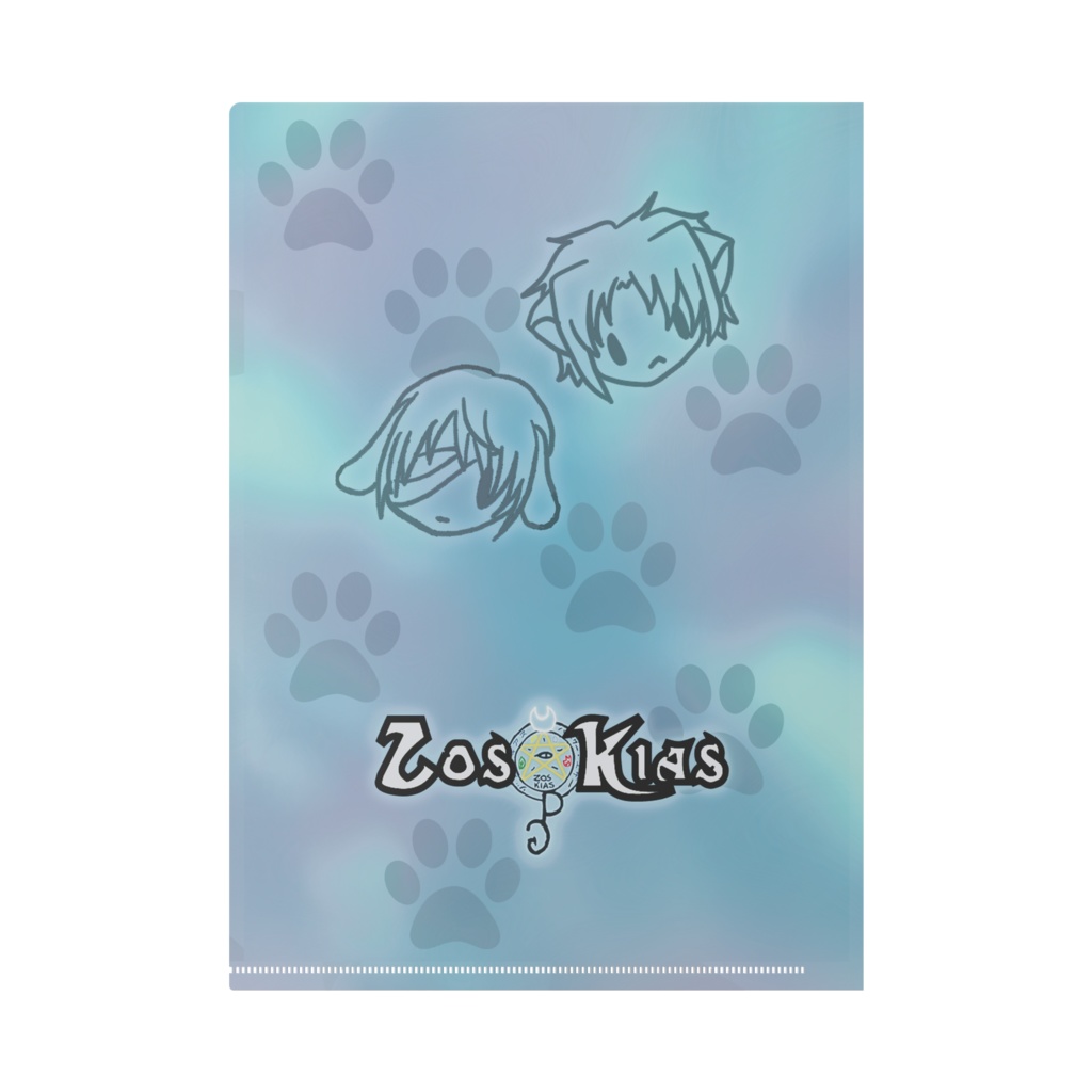 おんぶクリアファイル