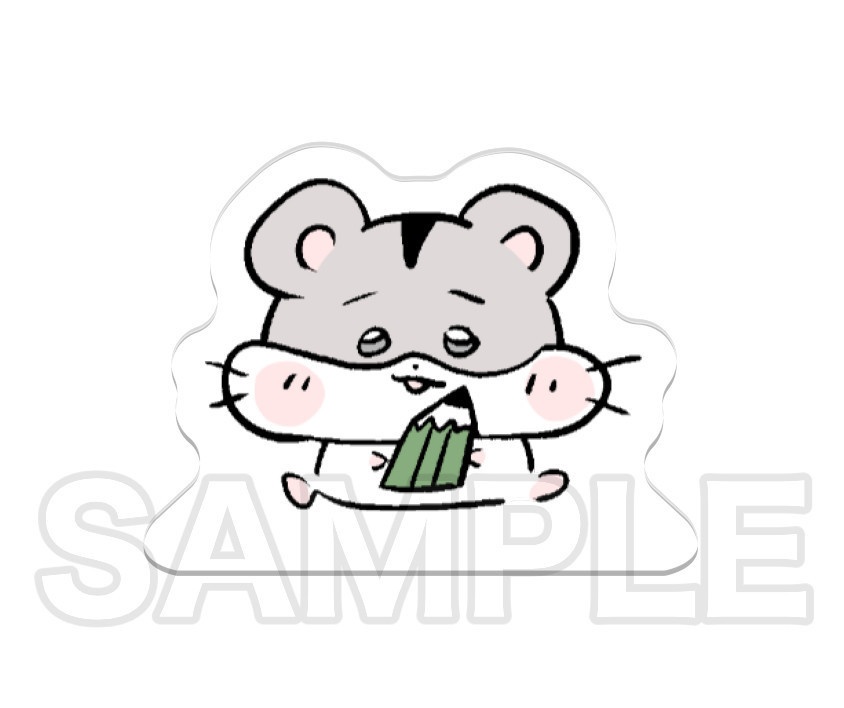 作者ミニアクリルブロック