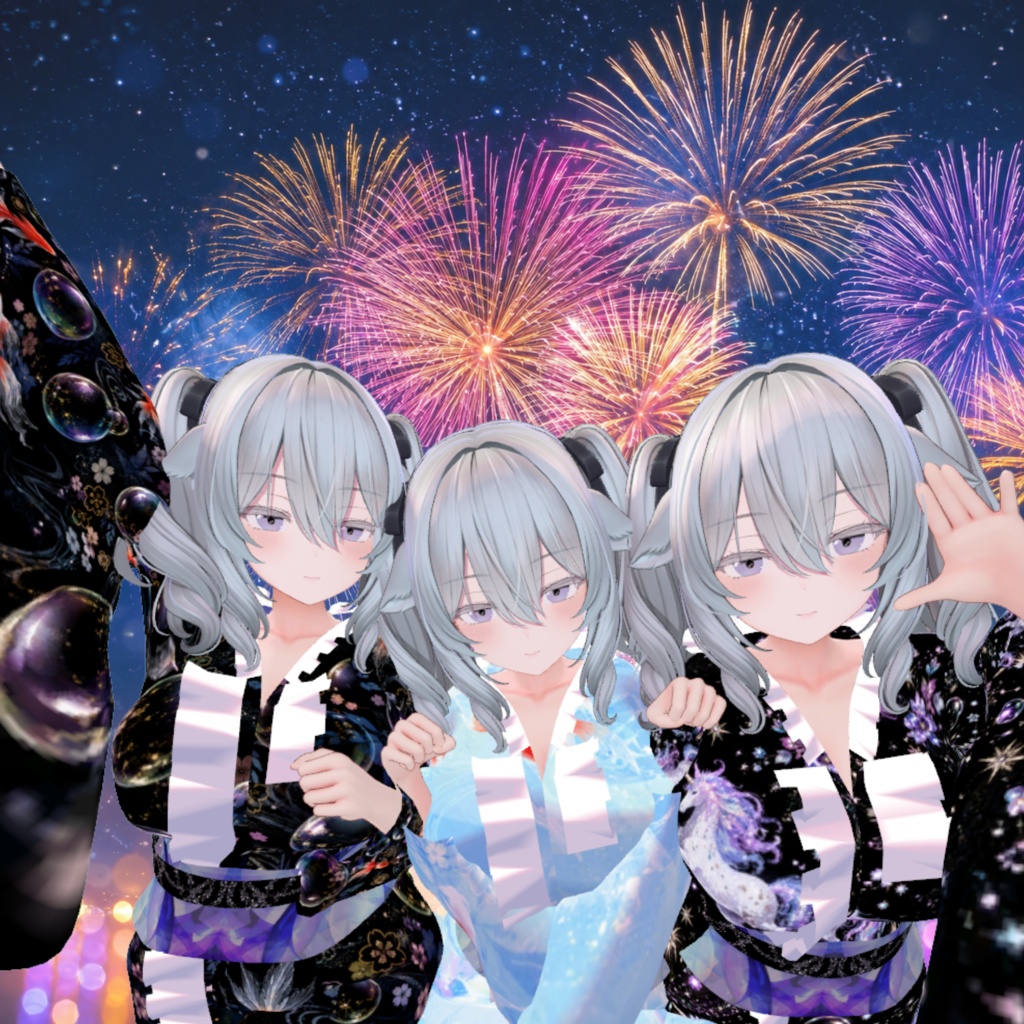 SALE🌟発売セール 夏を感じれる~浴衣set ~ VRChat衣装