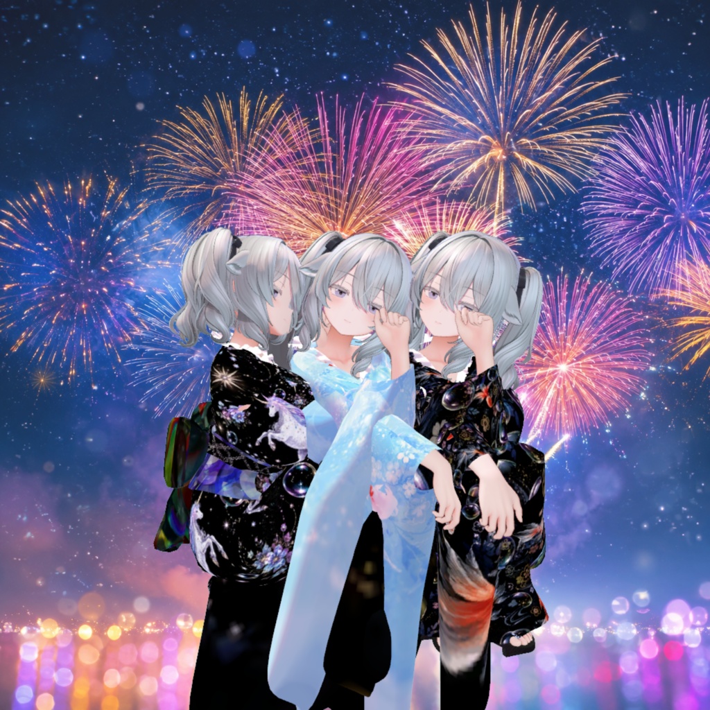 SALE🌟発売セール 夏を感じれる~浴衣set ~ VRChat衣装