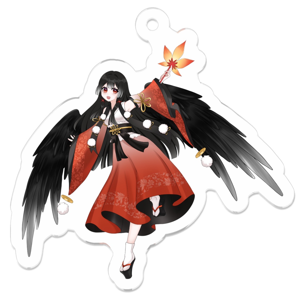 烏灯黎羽2周年記念アクリルキーホルダーA