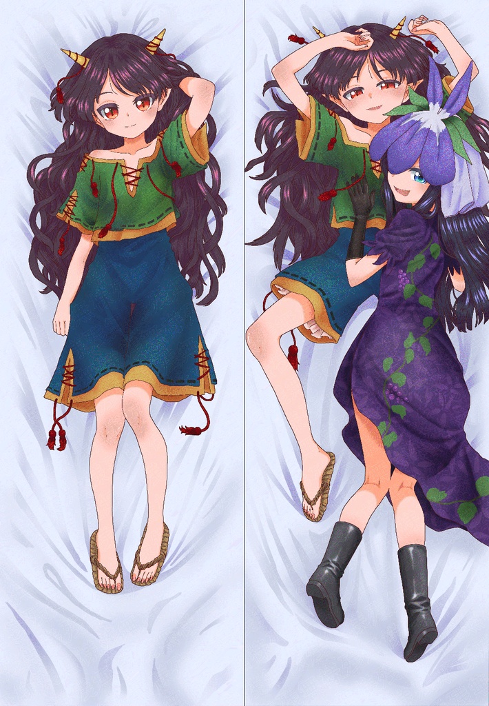 日白残無抱き枕カバー