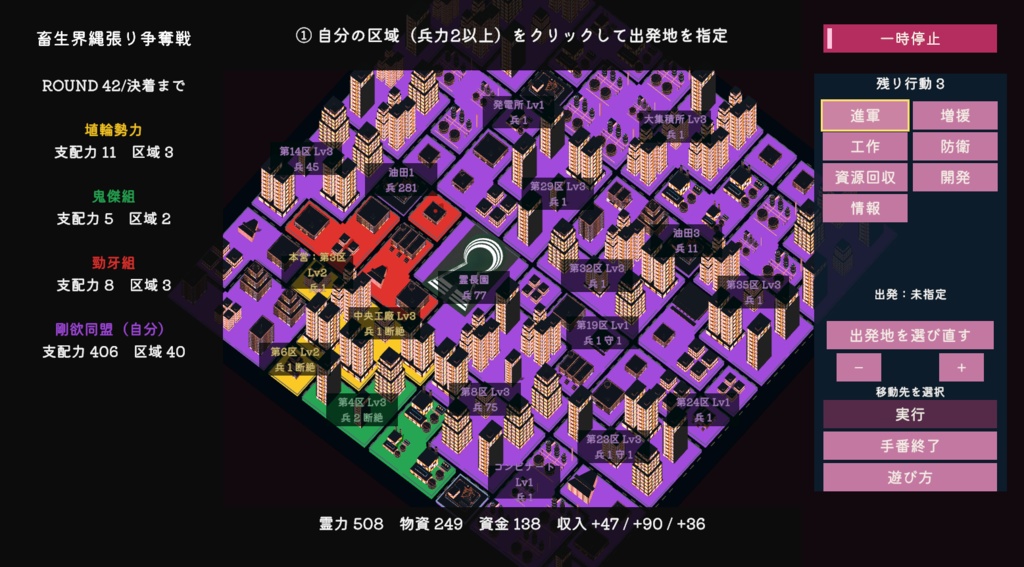 畜生界縄張り争奪戦