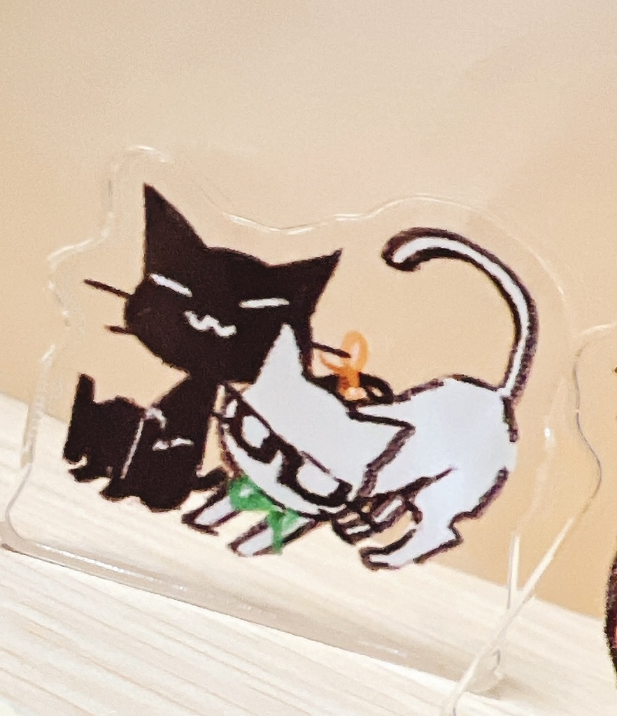 白ねこ緑間と黒ねこ高尾ミニアクスタ