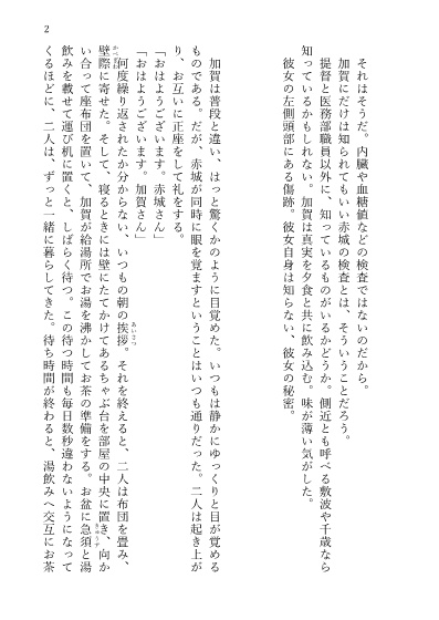 小説「白金の鎖」