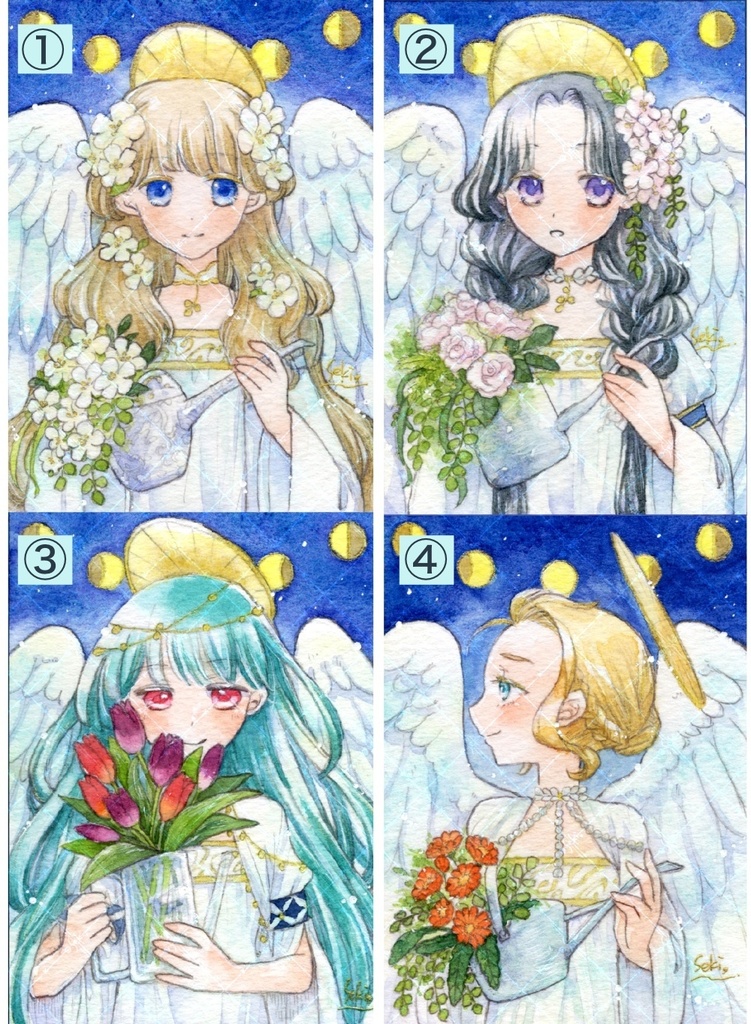 [ATC原画]花天使1〜4