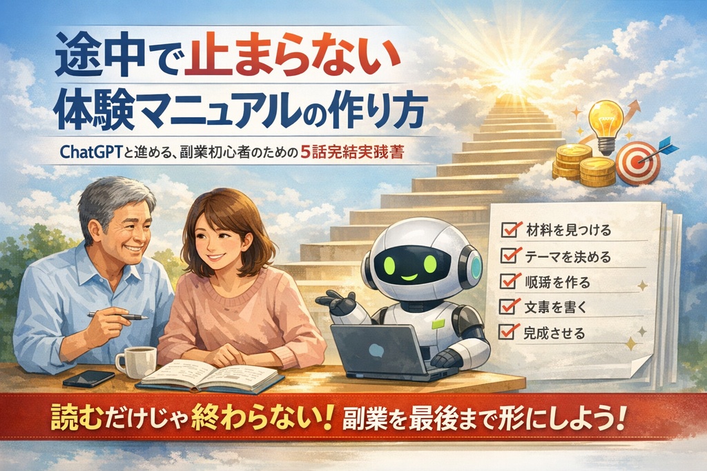 途中で止まらない体験マニュアルの作り方