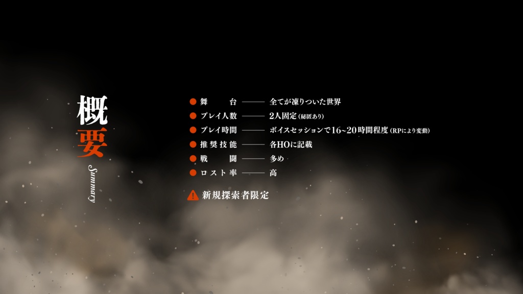 燃え滓の英雄譚(CoC6版) SPLL:E109892