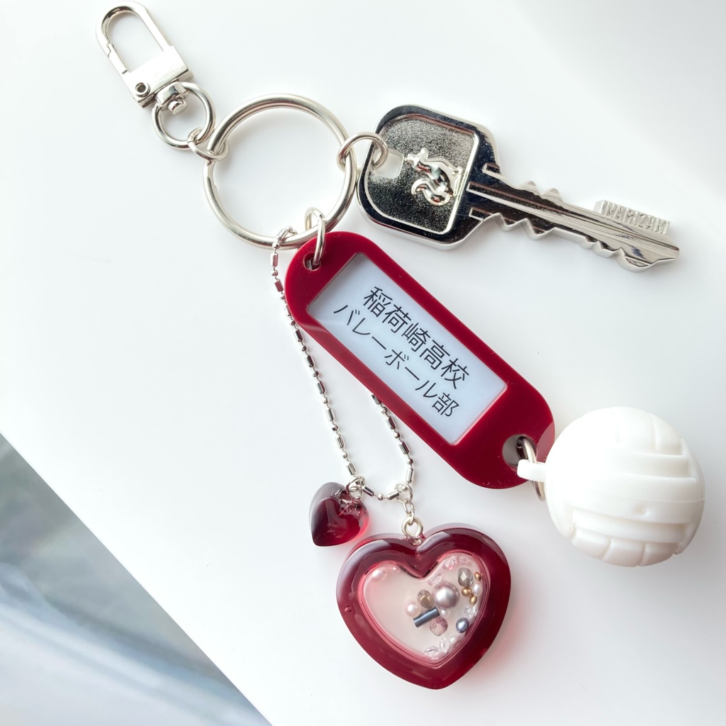 【ハートの中のきもち】レジンシェイカー(全4色/金具4種)