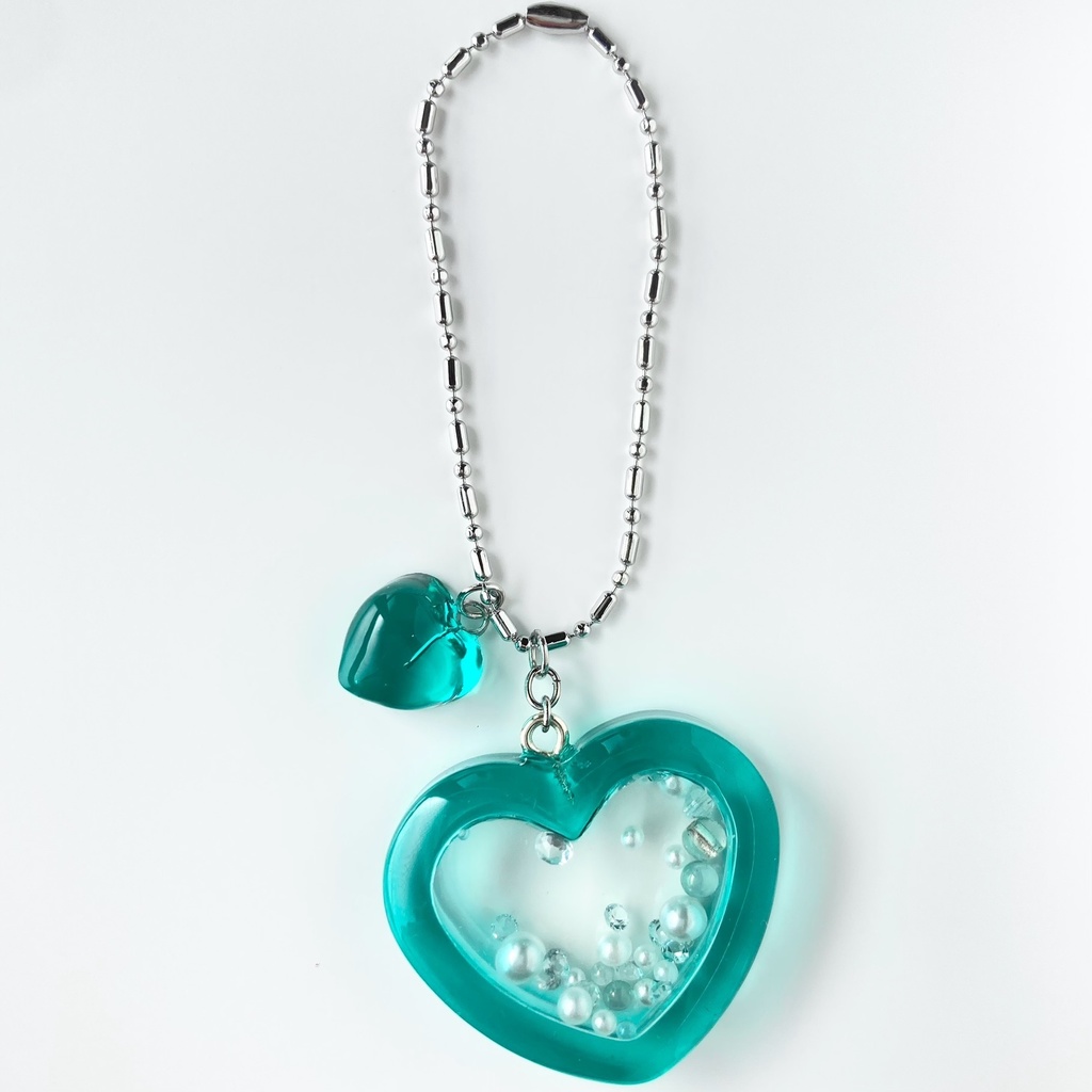 【ハートの中のきもち】レジンシェイカー(全4色/金具4種)