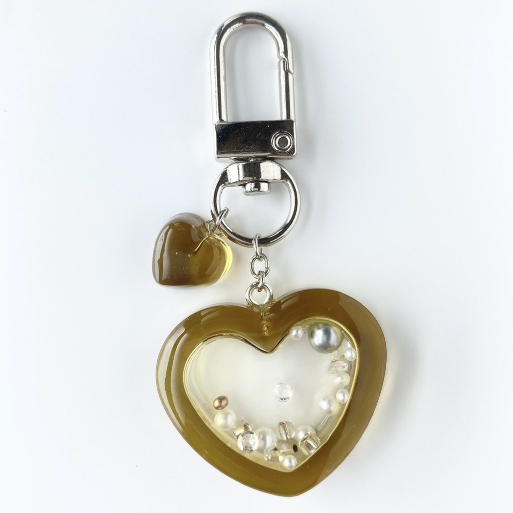 【ハートの中のきもち】レジンシェイカー(全4色/金具4種)