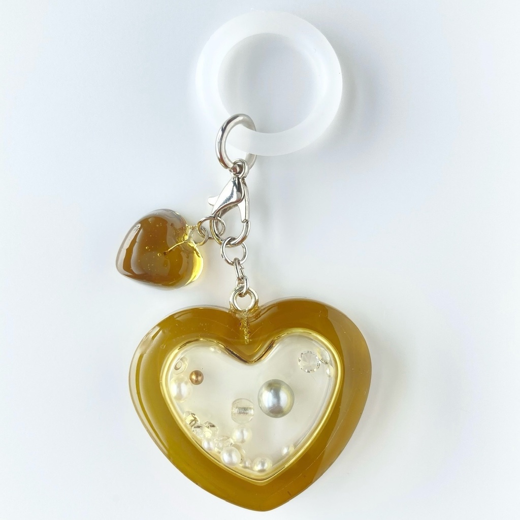 【ハートの中のきもち】レジンシェイカー(全4色/金具4種)