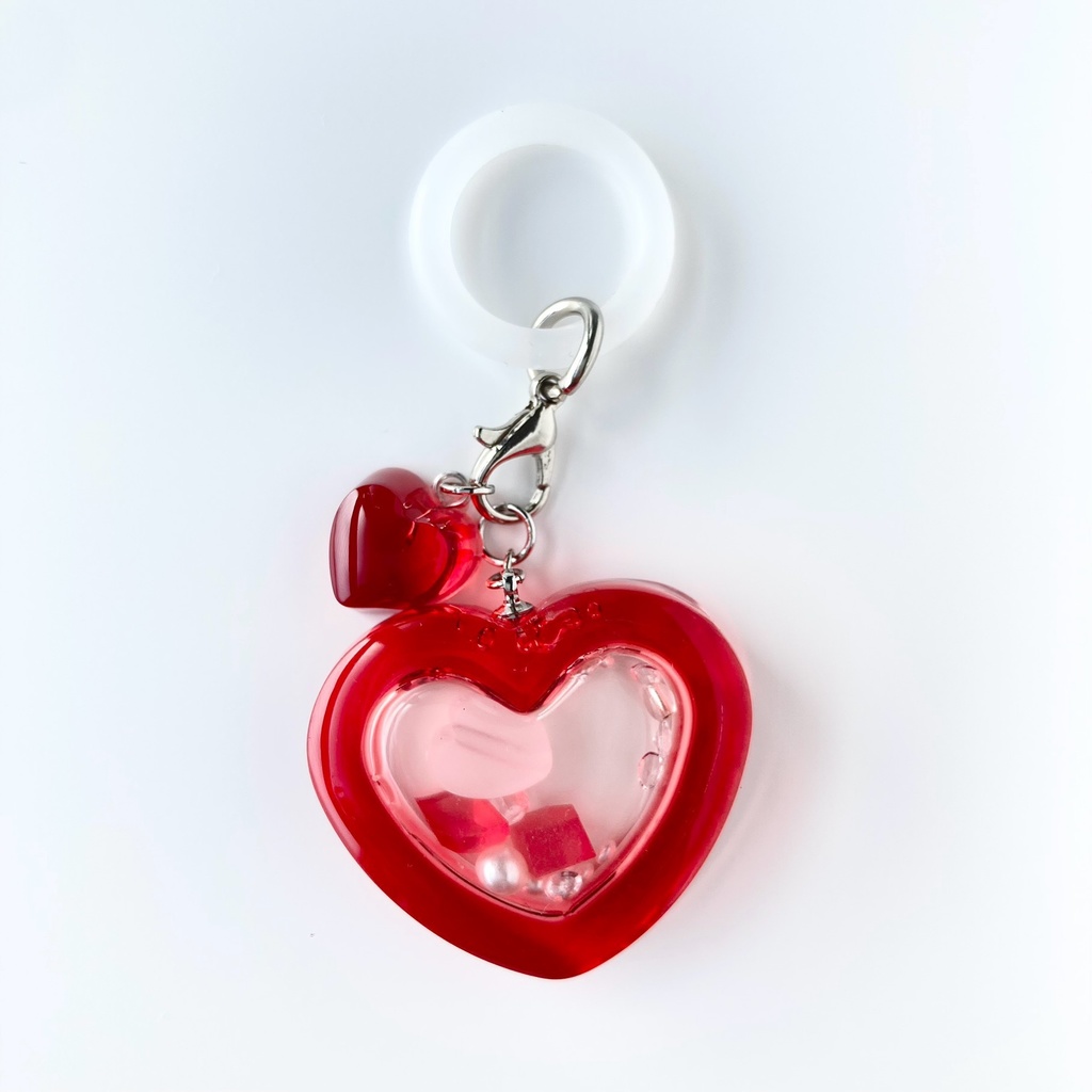 【ハートの中のきもち】レジンシェイカー(全4色/金具4種)