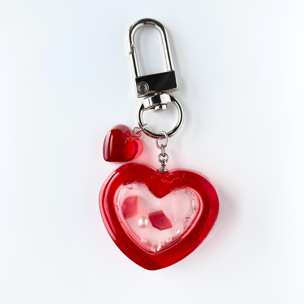 【ハートの中のきもち】レジンシェイカー(全4色/金具4種)