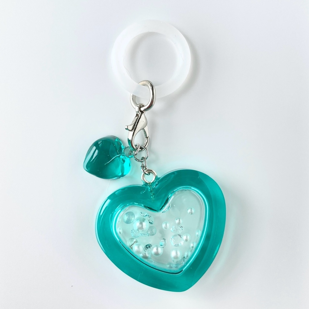 【ハートの中のきもち】レジンシェイカー(全4色/金具4種)