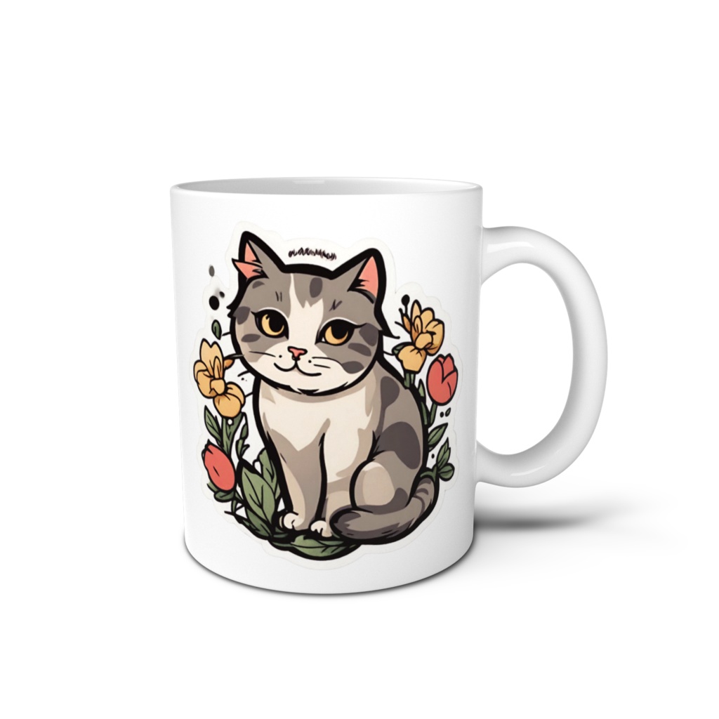 動物マグカップ　猫