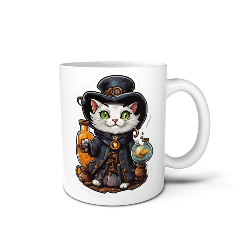 動物マグカップ　猫