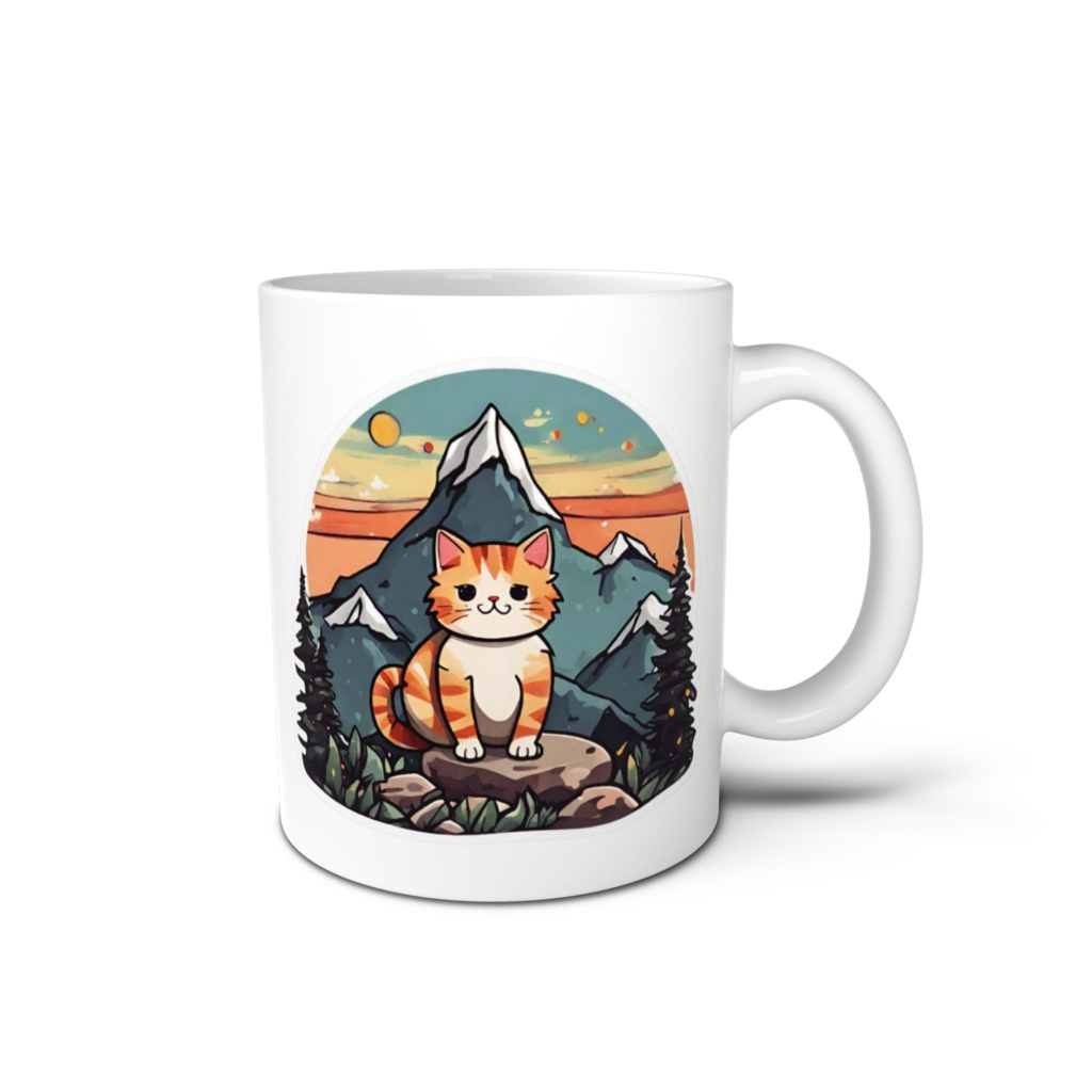 動物マグカップ　猫