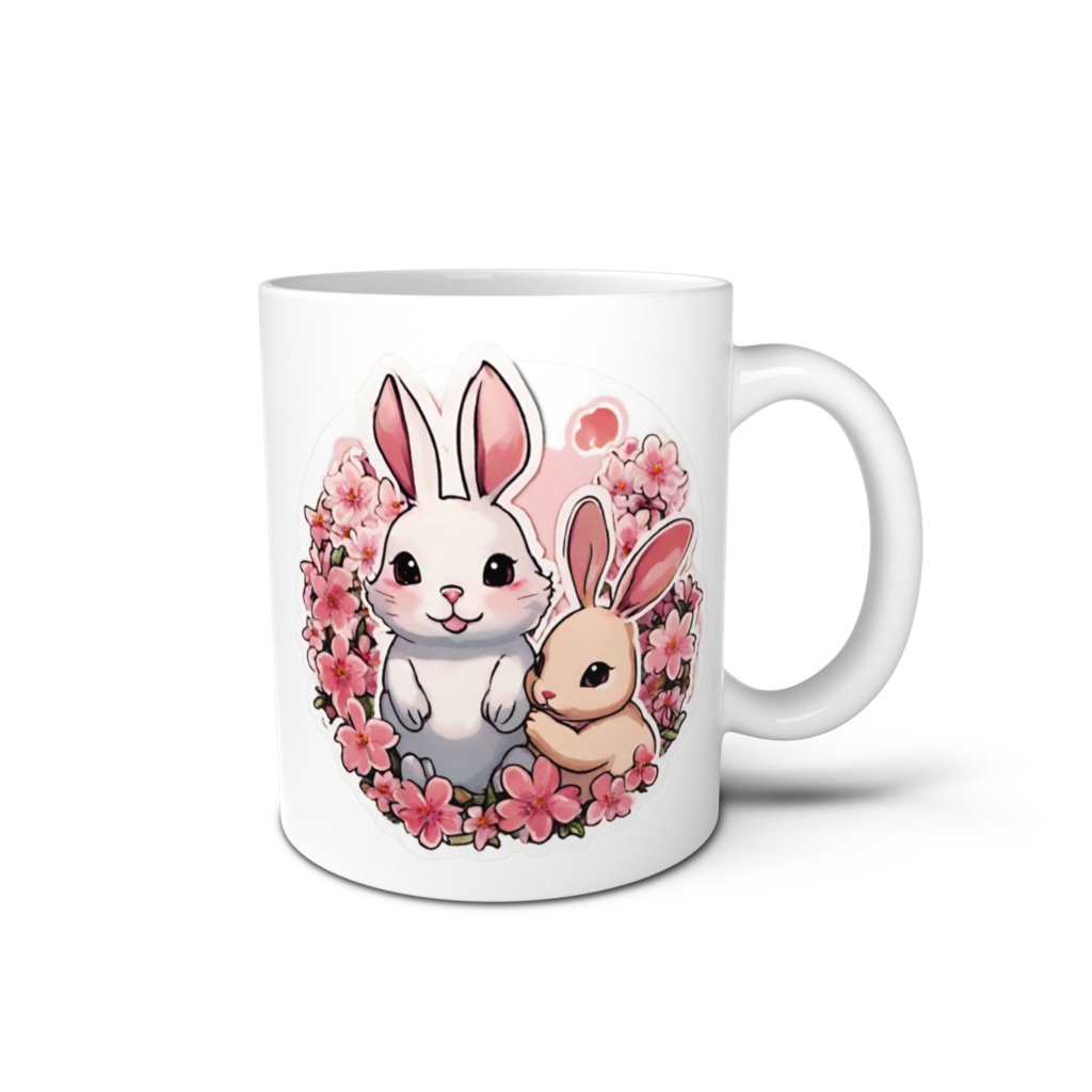 動物マグカップ 兎