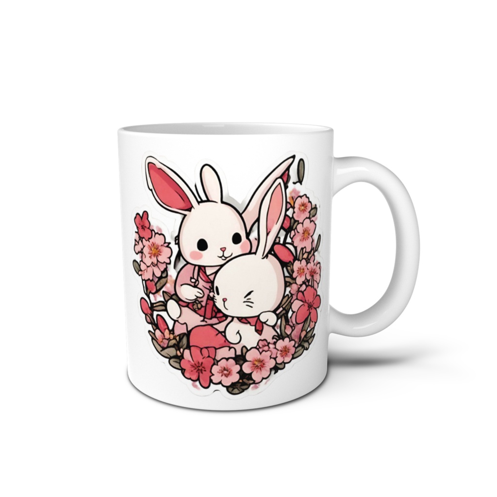 動物マグカップ 兎