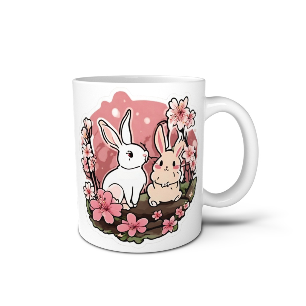 動物マグカップ 兎