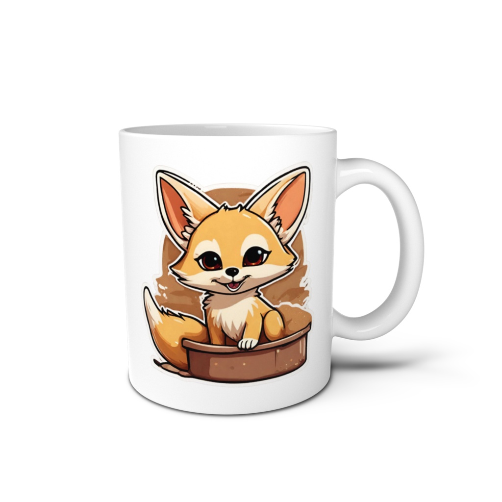 動物マグカップ 狐