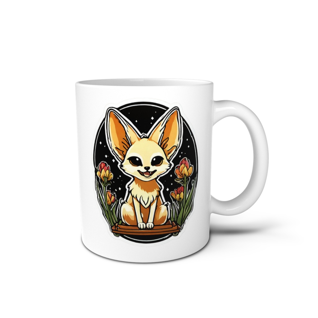 動物マグカップ 狐