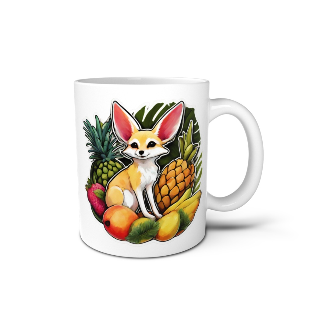 動物マグカップ 狐