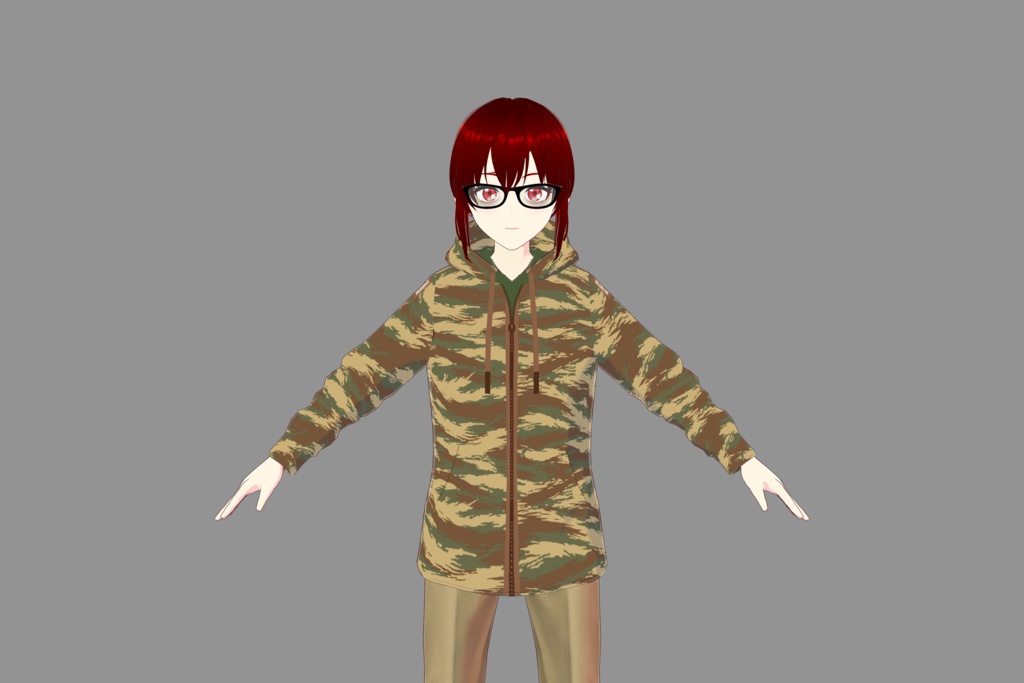 Military Camo (brushstroke) Hoodie 