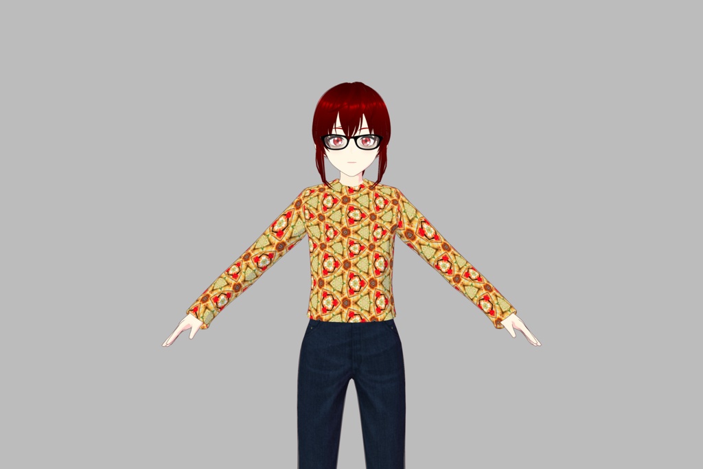 Vroid Full-Sleeve T-Shirts 