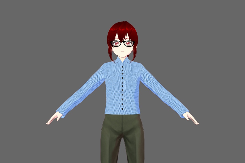 Vroid Oxford Cotton Shirts