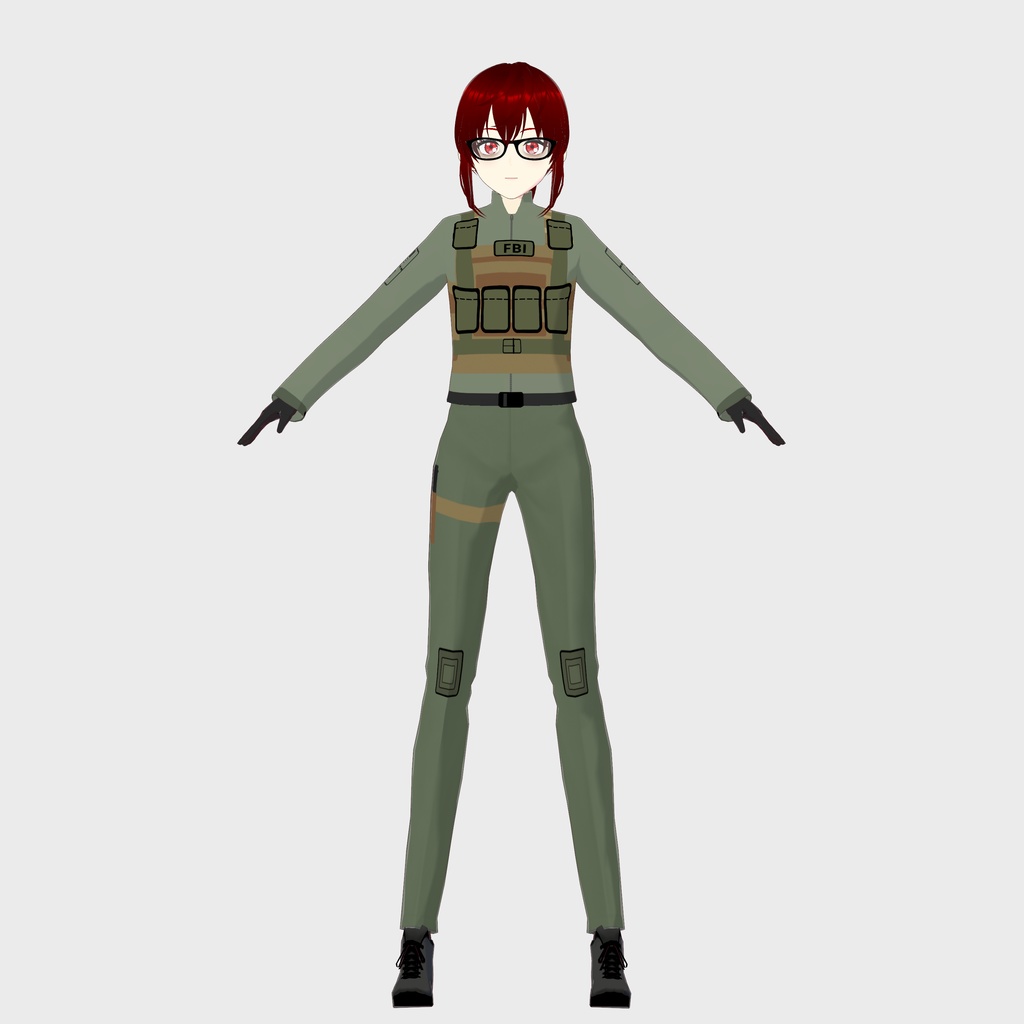 FBI Hostage Rescue Team Vroid Outfit