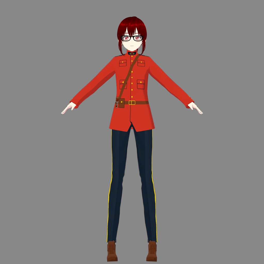 Royal Canadian Mounted Police Vroid Texture 