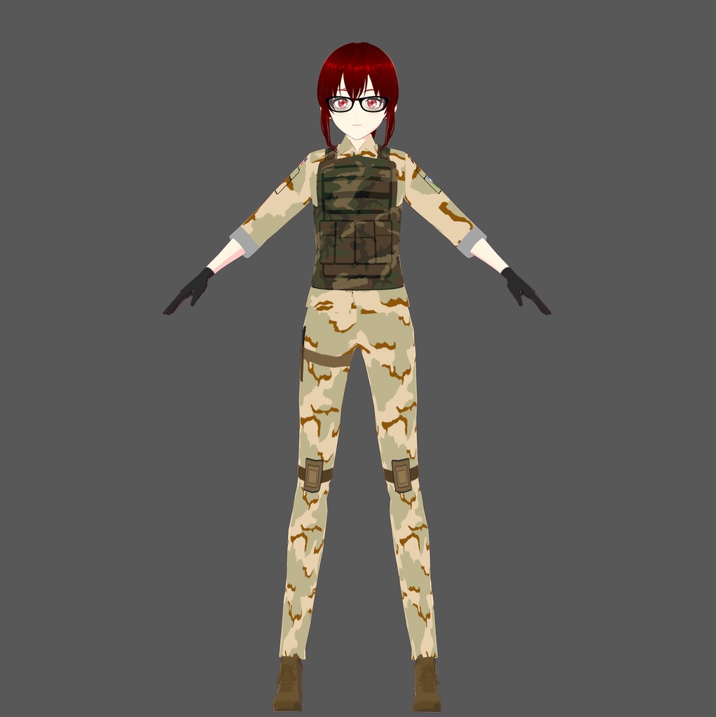 US Army 75th Ranger Battalion Arid Vroid Outfit 