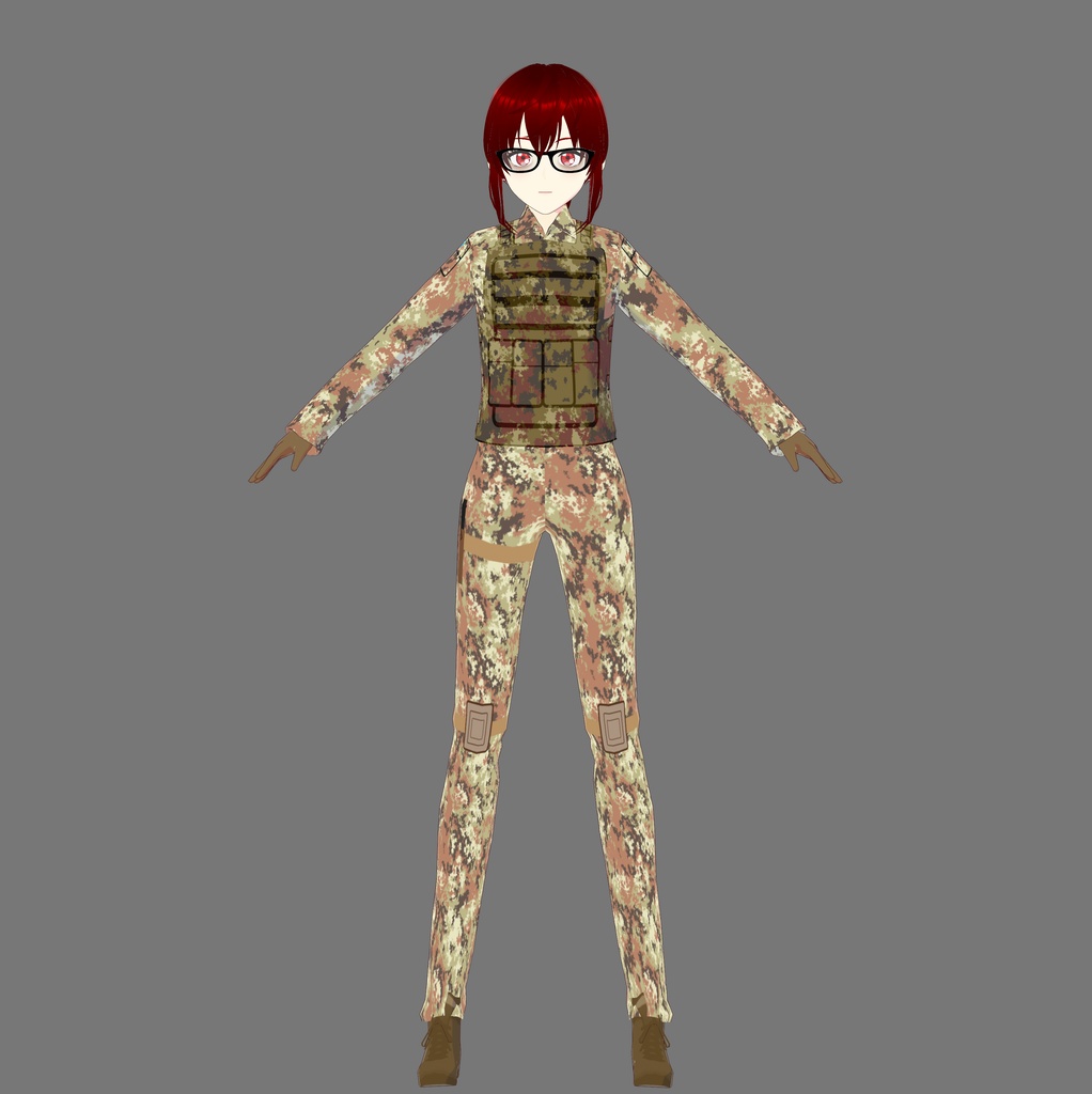Italian Army Vroid Combat Outfit
