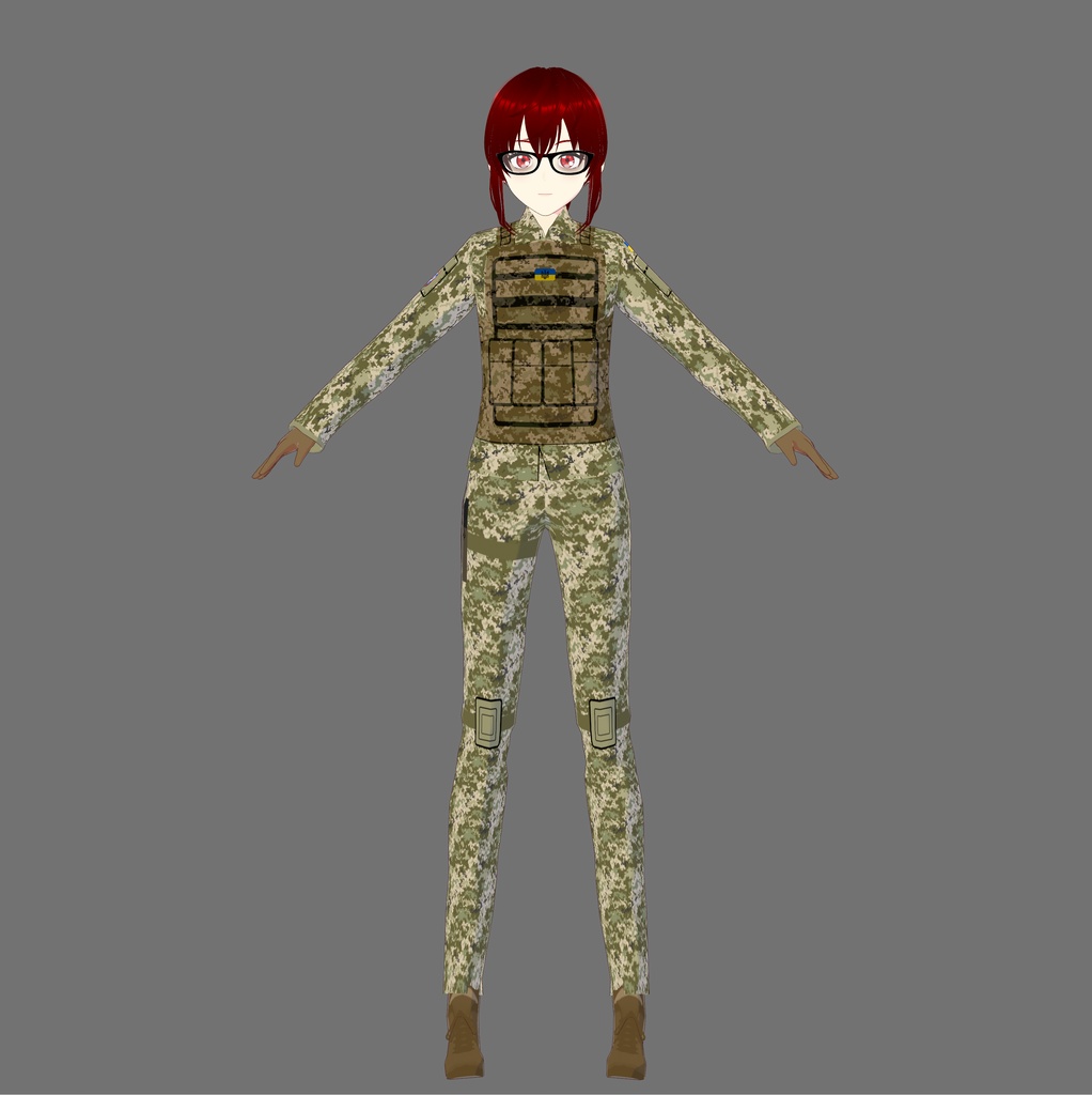 Ukrainian Army Vroid Combat Uniform