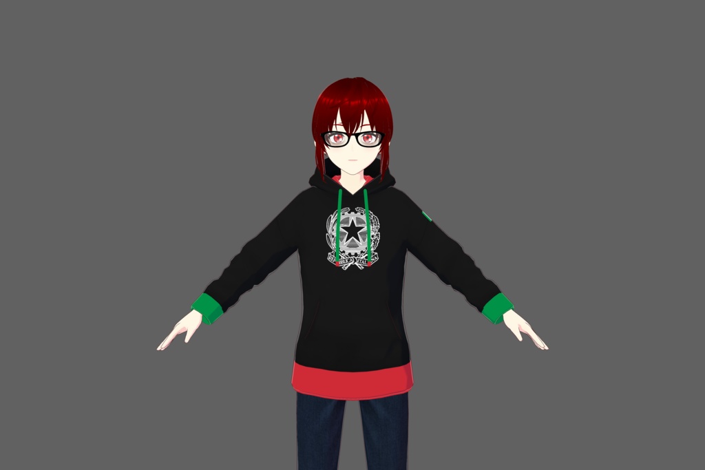 Italian Vroid Hoodie