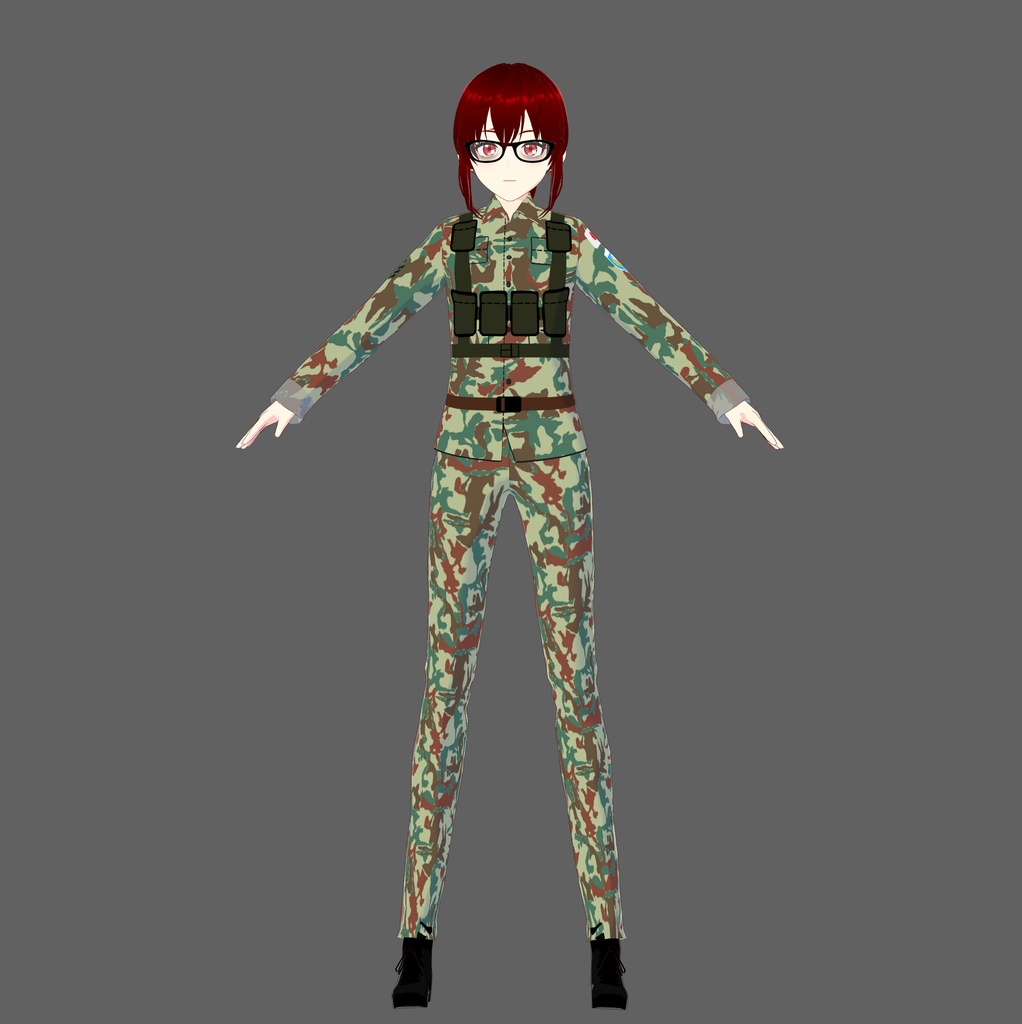JSDF Airborne Vroid Uniform (1980s)