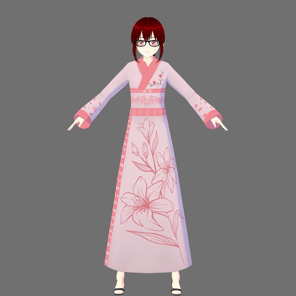 Pink Vroid Kimono