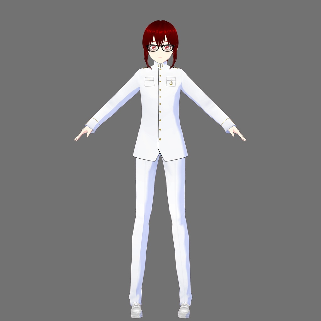 Navy Whites Vroid Uniform