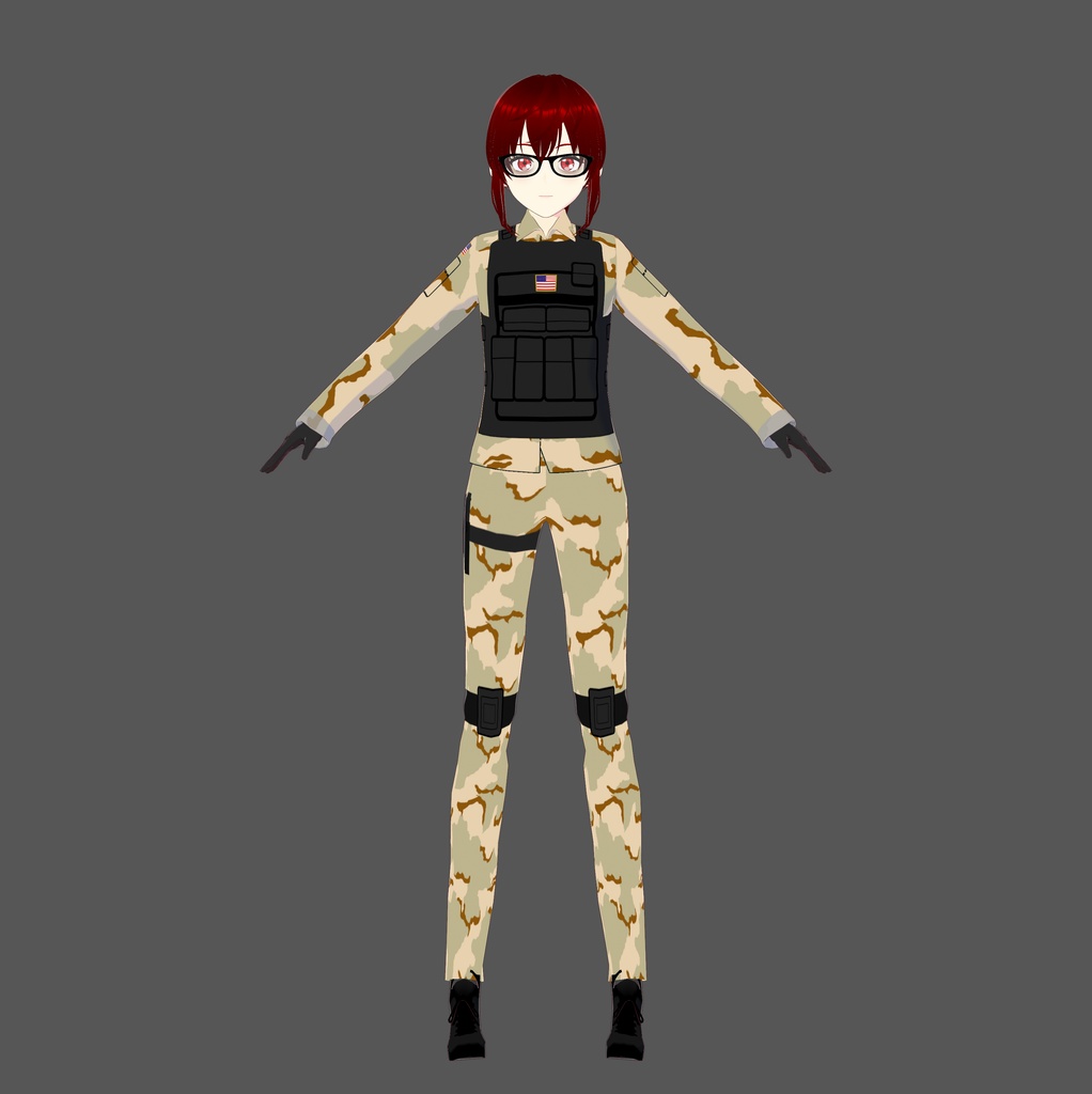US Army Delta Force Vroid Outfit