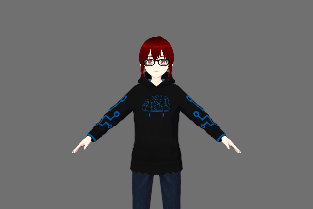 Networking Engineer Vroid Hoodie