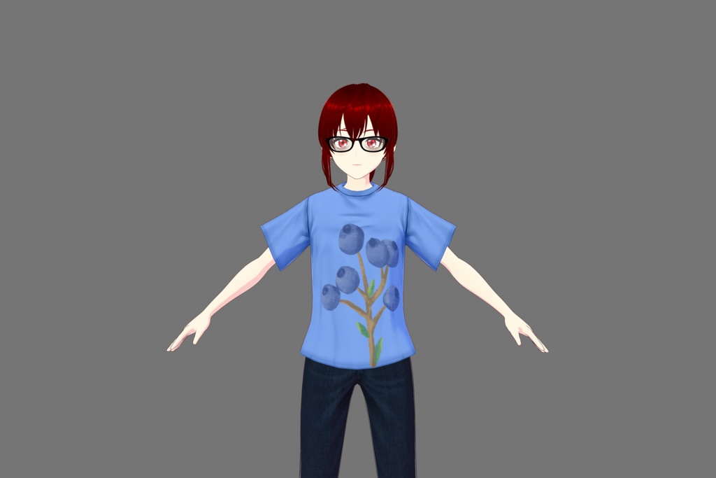 Vroid Blueberry T-Shirt