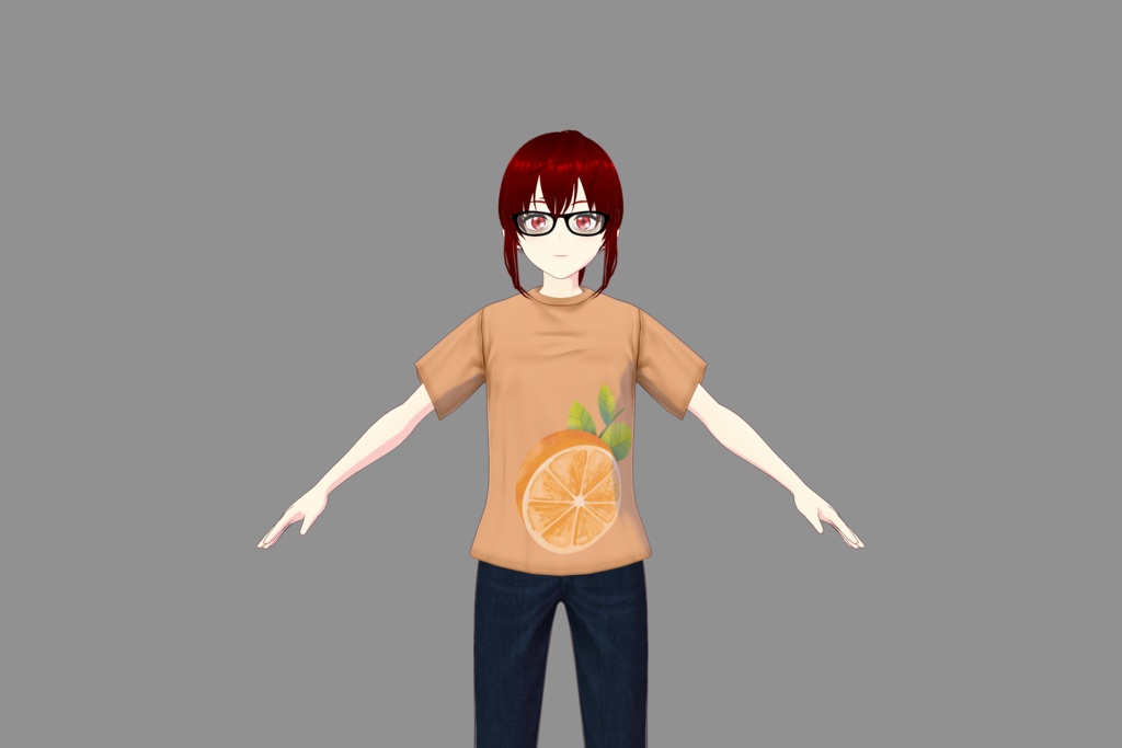 Vroid Orange T-Shirt